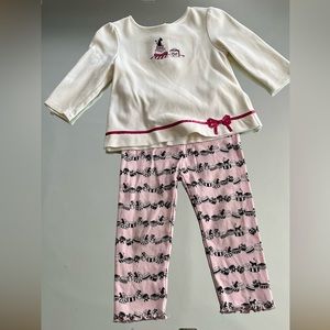 Vintage HTF EUC Gymboree City Sidewalk  Shirt & Pants Set, sz 18-24M